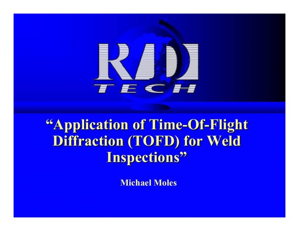 Time of Flight Diffraction (ToFD)