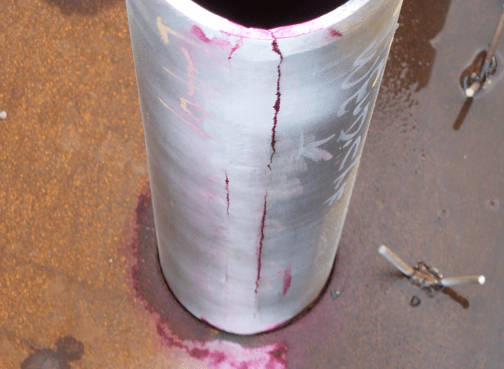 NDT Penetrant testing PT