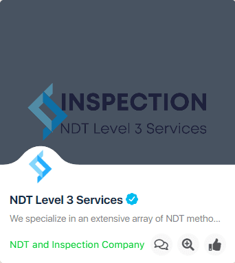 NDT Level 3 Services virtual stand
