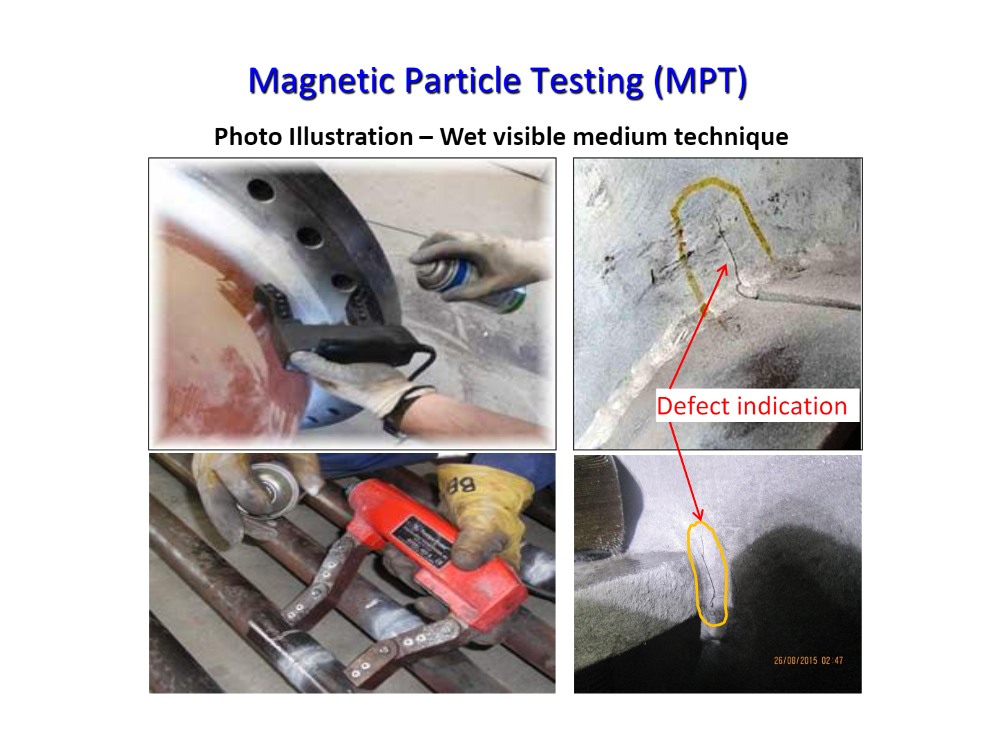 MPT Magnetic Particle Testing (NDT)