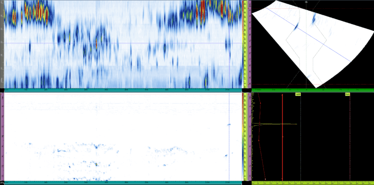 Phased Array Ultrasonics weld scan